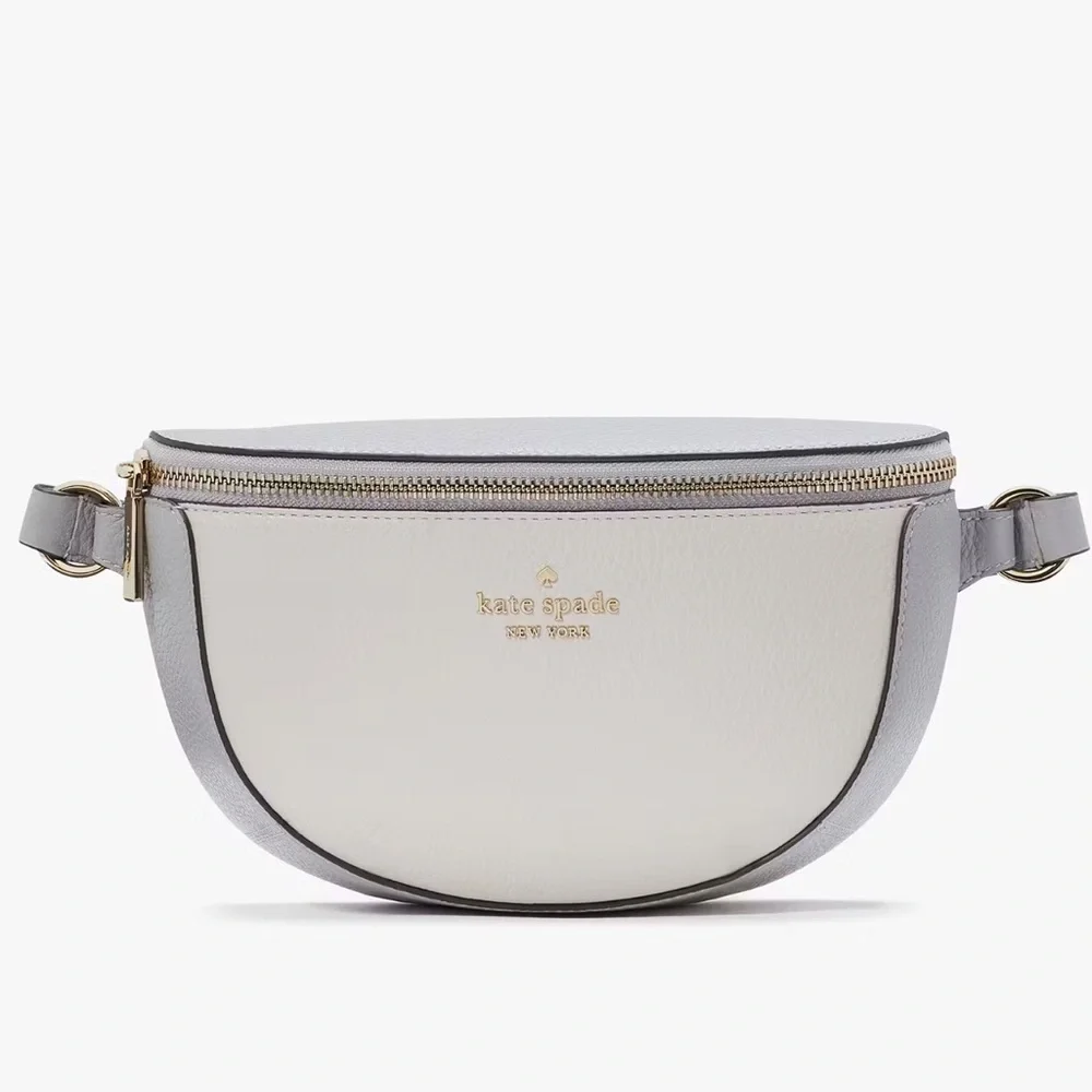 Kate Spade Lena Belt Waist Bag Fanny Pack Mountain Grey NWT - Picture 1 of 16